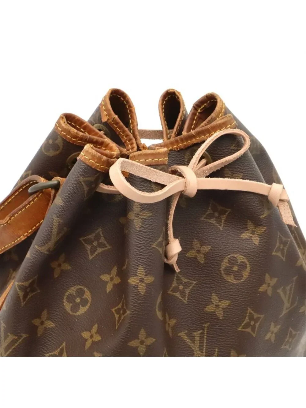 Louis Vuitton Monogram Noe Shoulder Bag Semi Drawstring